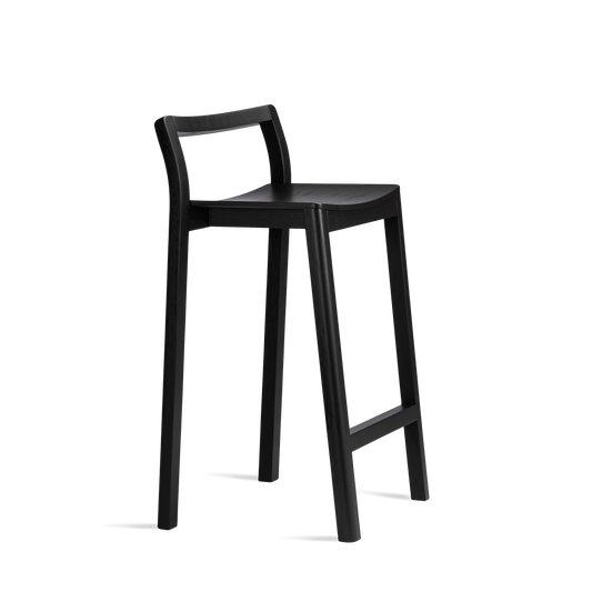 Halikko bar stool with back rest